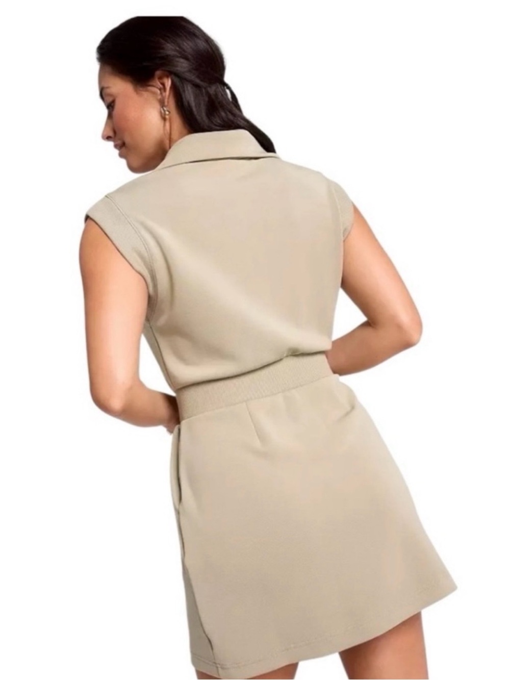 CALIA by Carrie Underwood Sandwash Scuba Zip-Front Dress - Picture 2 of 8